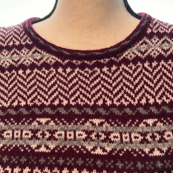 Lauren by Ralph Lauren Cashmere blend fair island sweater dress small - Picture 3 of 6